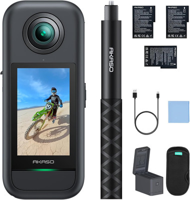 360 Weatherproof 360° Action Camera Creator Combo- 5.7K 360 Video with 1/2'' 48MP