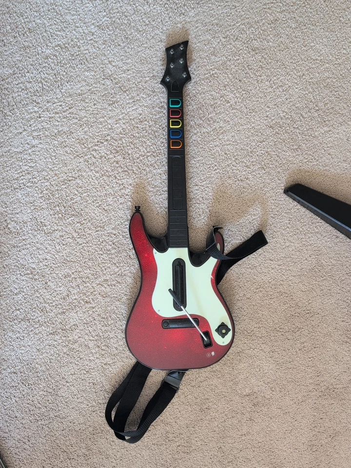 Juego de guitarra Rock Band 2 Drum An todo en estado de funcionamiento sin juego de baquetas incluido Foto 2 de 4