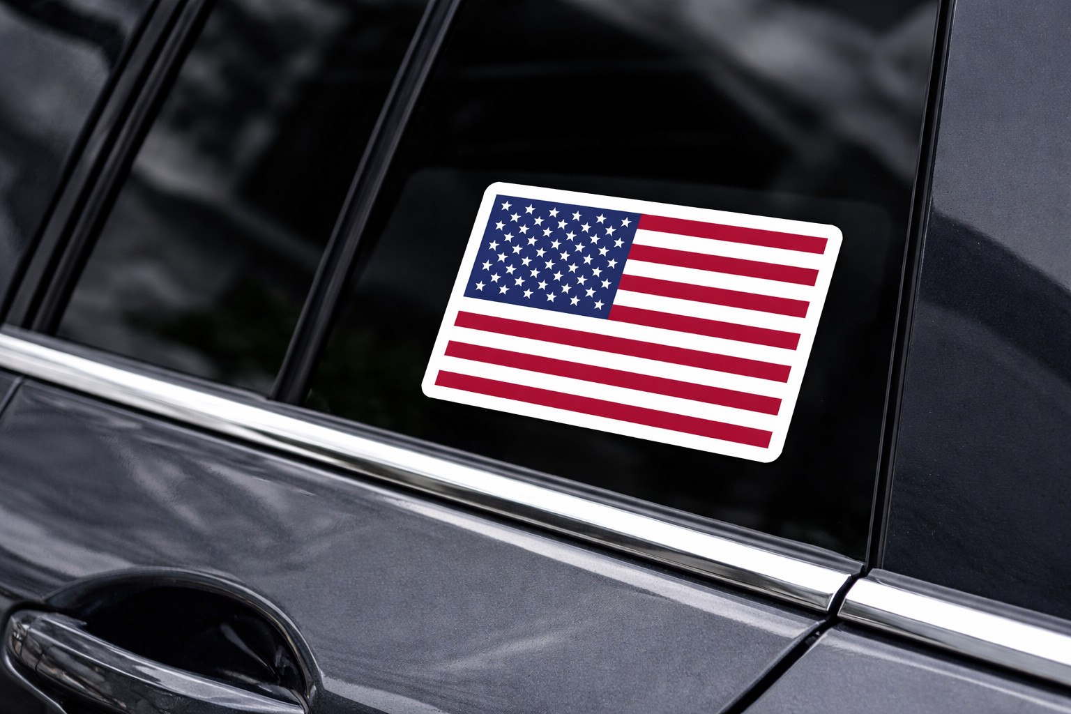 American Flag Sticker USA Flag Decal Patriotic Vinyl Car Truck Laptop Window 