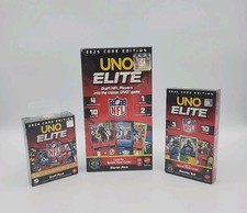 Uno Elite Core Edition NFL Football Starter Pack Box, Booster Set, & Draft Pack