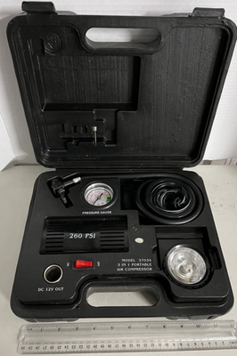 #ad MasterCraft Model 27034 Air Compressor 260Psi 3 In 1 Compressor Gauge Light Pin $22.99