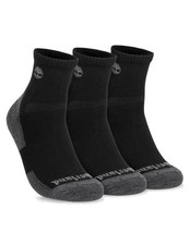 Men's Wool Hiking Socks with Arch Support - Cushioned Low Cut, 3 Pairs