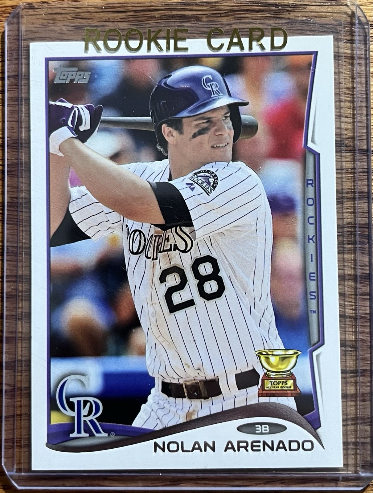 2014 Topps Gold All-Star Rookie Cup Nolan Arenado Colorado Rockies #275