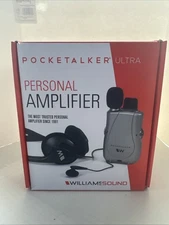 Williams Sound Pocketalker Ultra with Rear-Wear Headphone - PKTD1H26