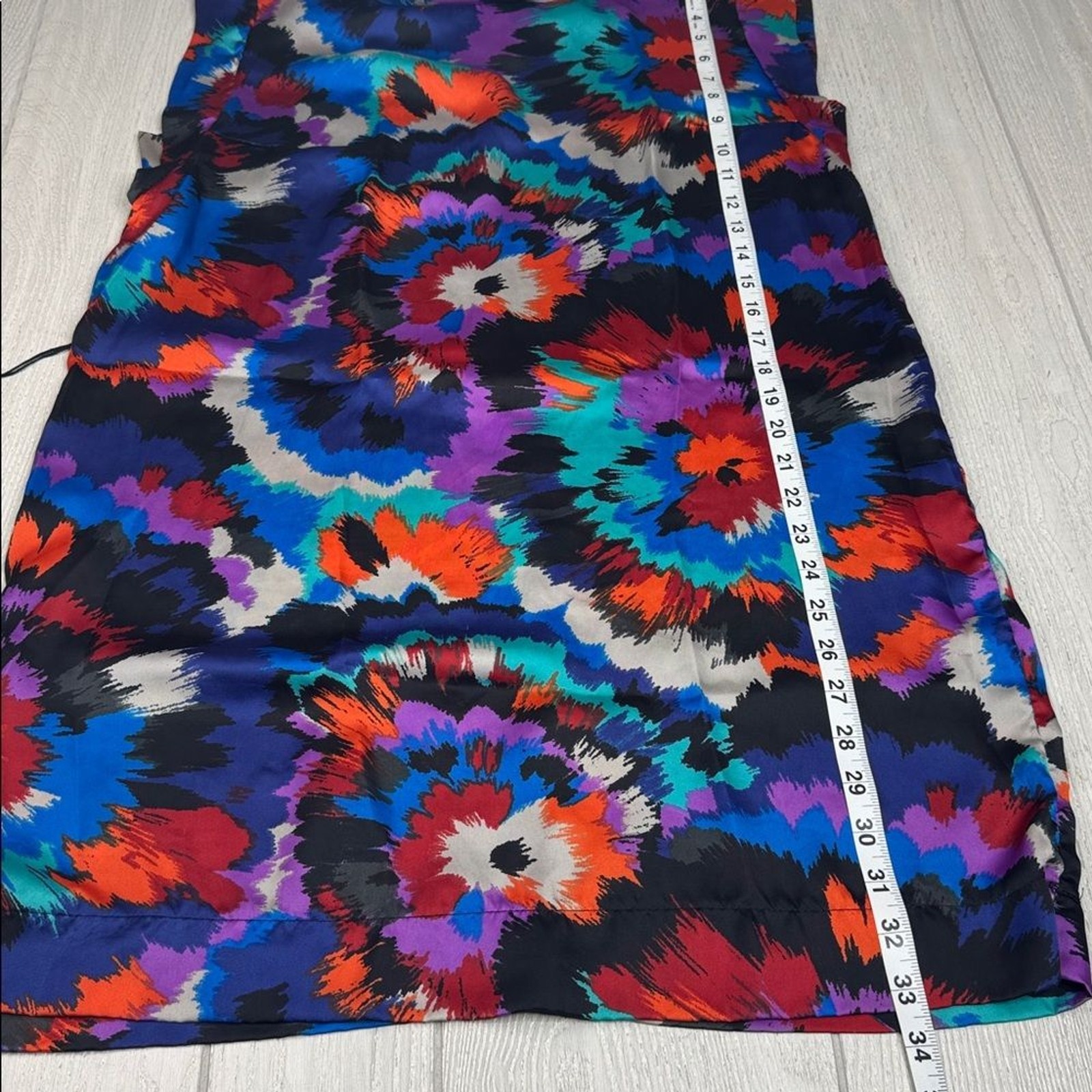 Large Multicolor Silvergate Silky sleeveless dress - image 6