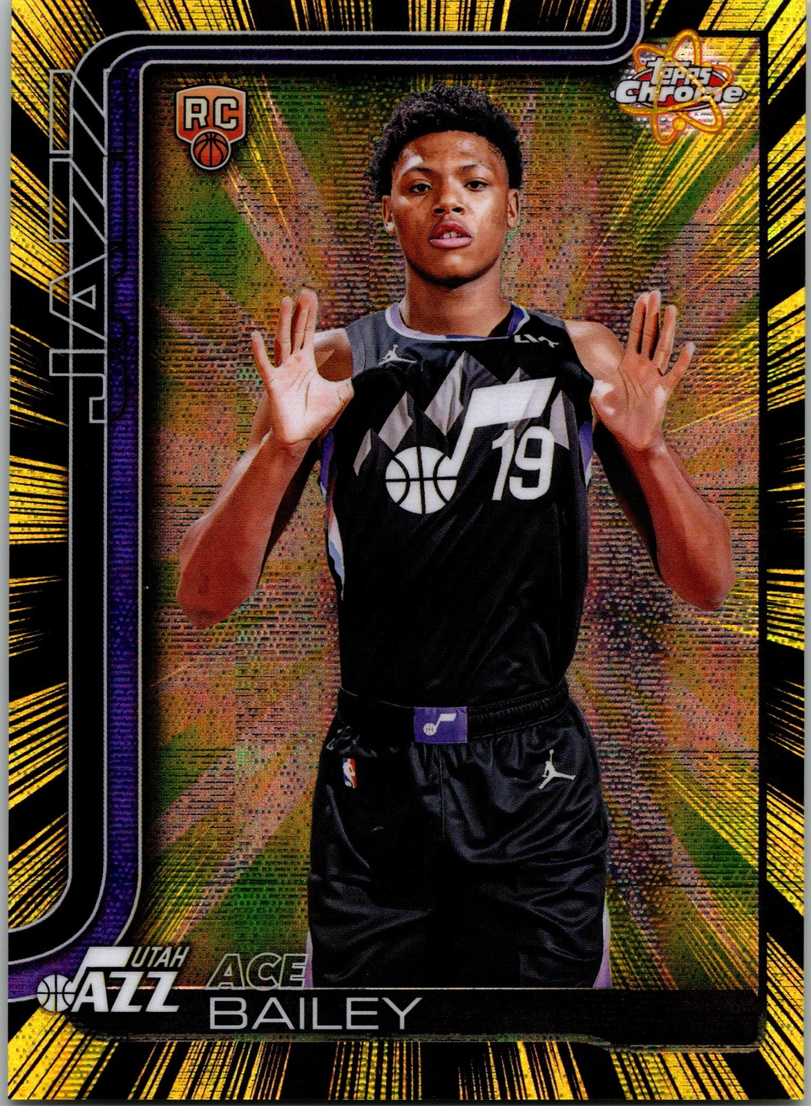 2025-26 Topps Chrome #RR-5 Ace Bailey Radiating Rookies