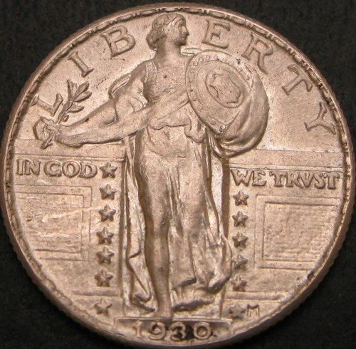 UNITED STATES 1/4 Dollar 1930 - Silver .900 - XF - 2466 ¤