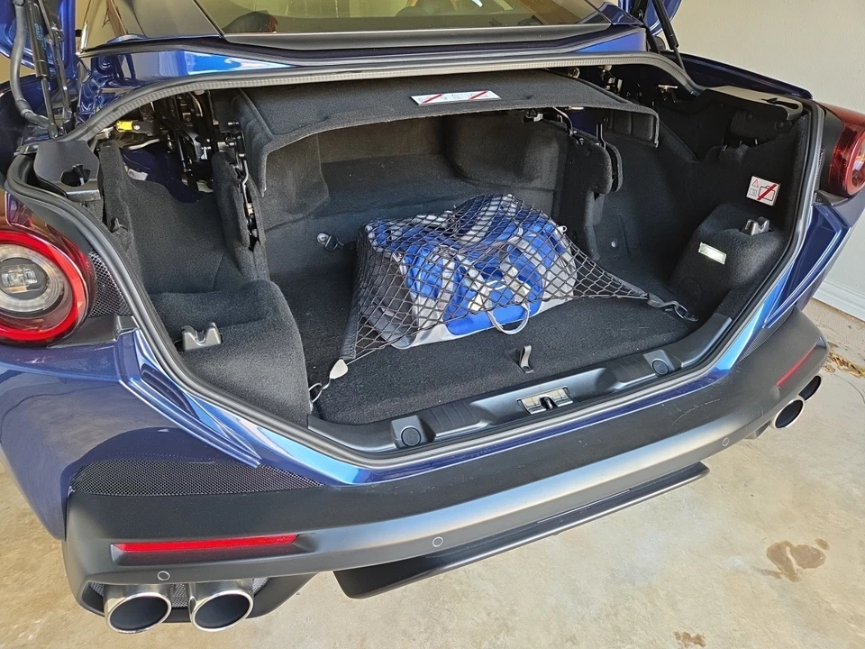 后后备箱地板风格网状网状货网适用于 FERRARI PORTOFINO 2018 - 2024 全新 — 第 4/4 张图片