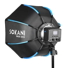 Sokani Foldable Deep Octagon Softbox 55cm Bowens Mount for Sokani COLBOR Aputure