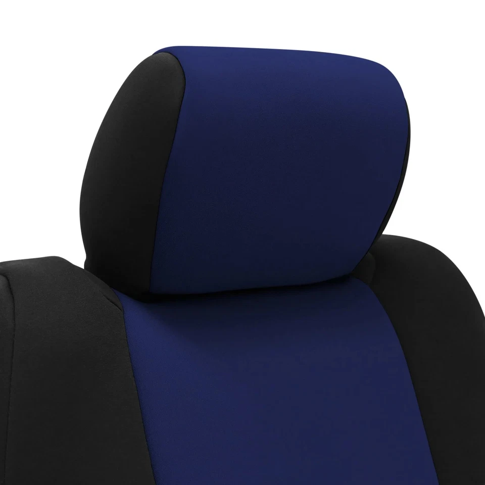 For Toyota Avalon 05-08 Neosupreme 1st Row Black & Blue Custom Seat Covers Foto 2 de 4