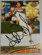 Adam Dale 2000 Topps Cricket Signed Autograph Card Queensland Bulls 