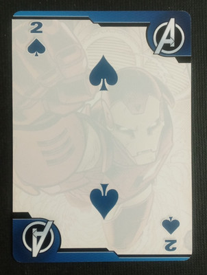 Aqaurius Marvel Avengers Playing Card Iron Man 2 Spades