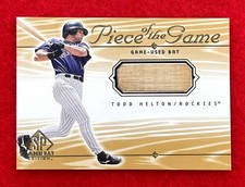 Todd Helton 2001 SP Game Bat Edition 