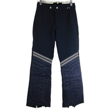 Vintage Obermeyer Snow Ski Snowboard Pants Kids Unisex sz 14 Navy Blue JAPAN