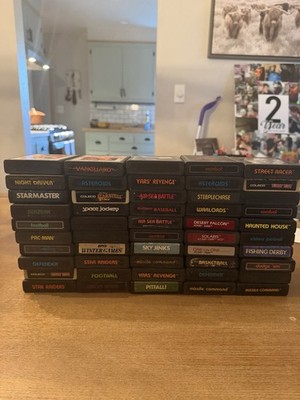 Atari 2600 Lot Of 50 Games Untested