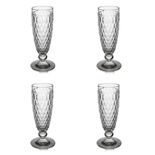 NEW V&B Boston Clear Champagne Flute Set 4pce