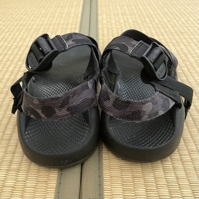 Bape Chacos Z1 Classic Ape Camo Black Sandals w Box Size 10M 2017