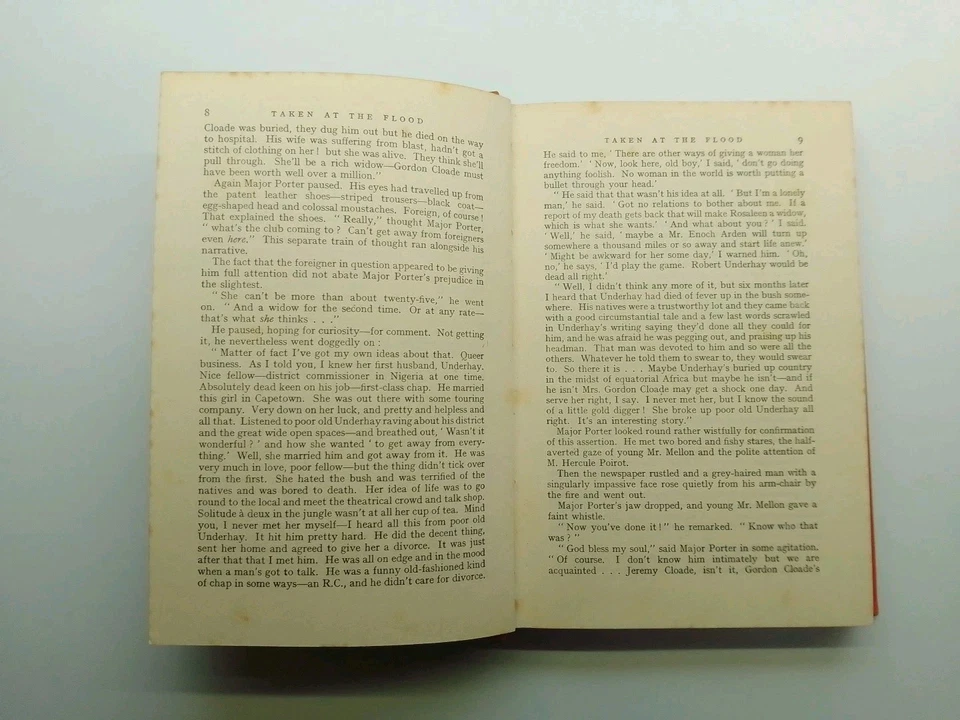 Agatha Christie Taken At The Flood January 1949 Second Impression Original  - Image 4 of 4