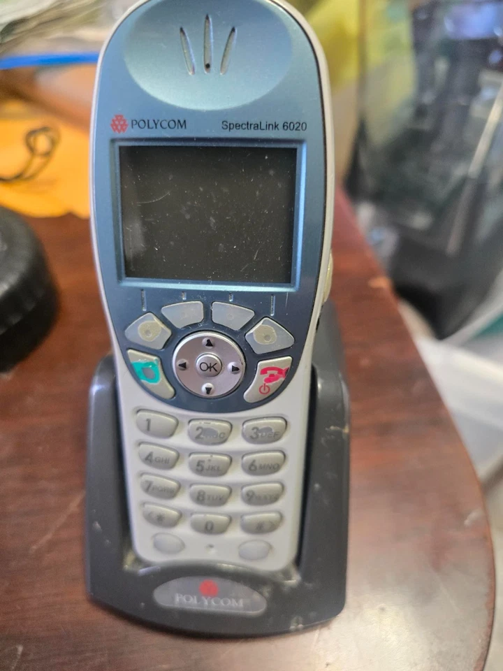 set of 2 -Polycom SpectraLink 6020 Wireless Phone with base and charger - Image 2 of 2