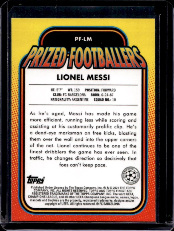 2020 Finest UEFA Lionel Messi Prized Footballers #PF-LM Barcelona - Image 2 of 2