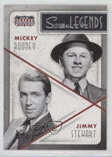 2015 Americana Screen Legends Co-Stars James Stewart Jimmy Mickey Rooney #5 0qr0