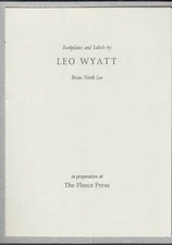 Bookplates & Labels by Leo Wyatt: PROSPECTUS Fleece Press 1988