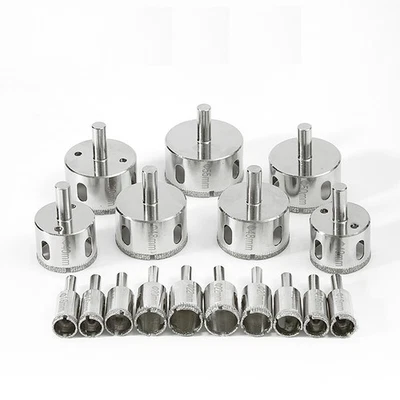 Diamantbohrer Ø3 - 200 mm Glasbohrer Hohlbohrer Lochsäge Bohrkrone Fliesenbohrer - Bild 1 von 4