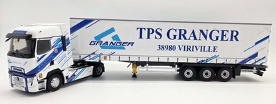 ELIGOR - Renault T High 2023 4x2 with 3-axle tarpaulin semi-trailer (TPS Granger)...