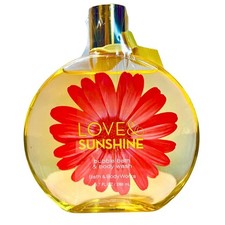 Bath Body Works Love  Sunshine Body Wash Bubble Bath Limited Edition 9.7 oz New