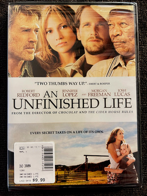 An Unfinished Life (2005)(DVD 2011 Melodrama NEW) Robert Redford, Jennifer Lopez