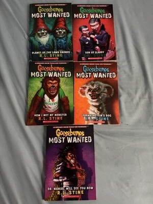 R.L. Stine Goosebumps Most Wanted Lot of 5 Paperback Books
