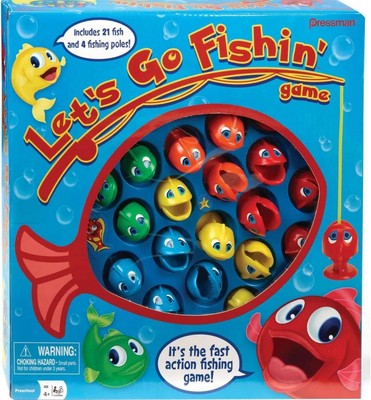 Lets Go Fishin Original Fishing Game For Kids 1 To 4 Players Ages 4 Up