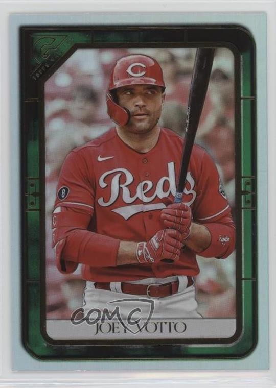 2021 Topps Gallery Green 33/125 Joey Votto #65 0e1b