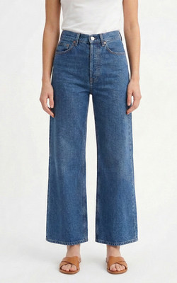 EUC Rouje Paris Wide Leg Blue Jeans SS20 CONCORDE Sz 24 x 27.5