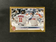 2022 Topps Update #US11 Boston Flex Boston Red Sox Gold /2022