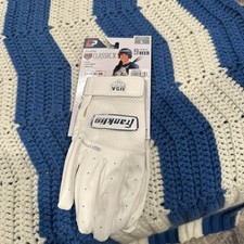 Franklin USA Softball Womens Large Classic X 6.8 Fit Fast Pitch Batting Gloves