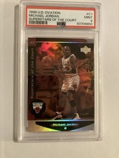 Michael Jordan PSA 9 Upper Deck 1998 Superstars of The Court