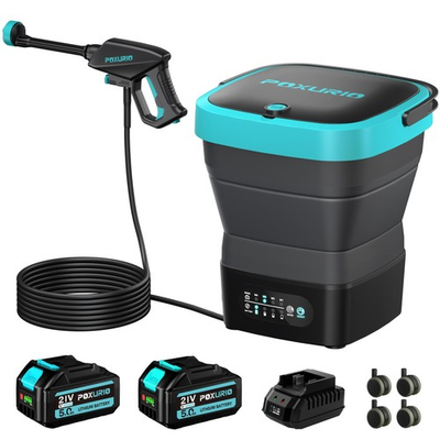 #ad 750PSI Portable Pressure Washer Cordless 4.5Gal Tank 4 Adjustable Pressure ... $272.45