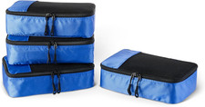 4-Piece Packing Cubes Travel Accessories Set, Space-Saving Luggage Organizers wi