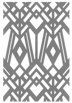 【在庫SALE】BiS 掲載ページ（約A3サイズ）#6748 Sizzix Geo Diamonds Multi-Level Embossing folder #665748