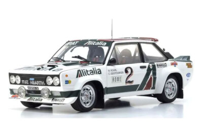 kyosho FIAT 131 abarth ミニカー 1/18 Kyosho Fiat 131 Abarth #11 6th Rallye SanRemo 1:18 08376C | eBay
