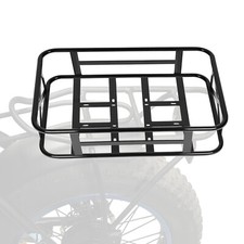 Electric Bike Rear Basket Rear Mount Bicycle Storage Basket for Most Bikes 464mm