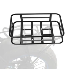Electric Bike Rear Basket Rear Mount Bicycle Storage Basket for Most Bikes 464mm