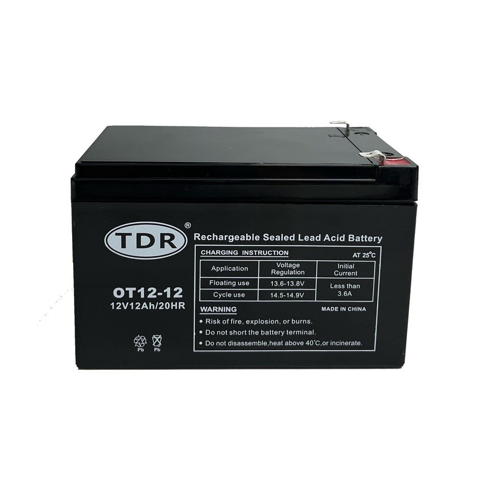 Batterie AGM 12V 7.2Ah - Batterie Gel Plomb étanche, Sans Entretien, Pour Alarme, Jouets, UPS