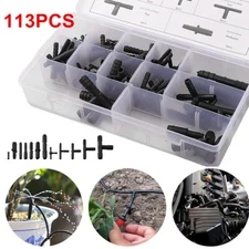 Vacuum Connector Assortment Vacuum Line Fittings Kit 113PCS Tubes 12 Sizes US