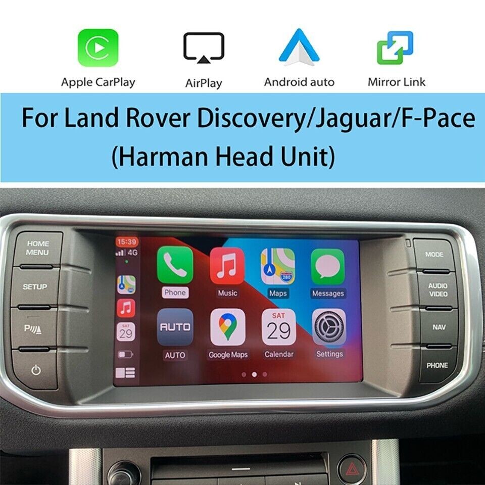 For 2018 Jaguar XJ Android Auto Wireless Apple CarPlay