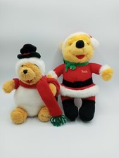 Mattel Pooh Bear Santa Plush Disney Snowball Pooh plush