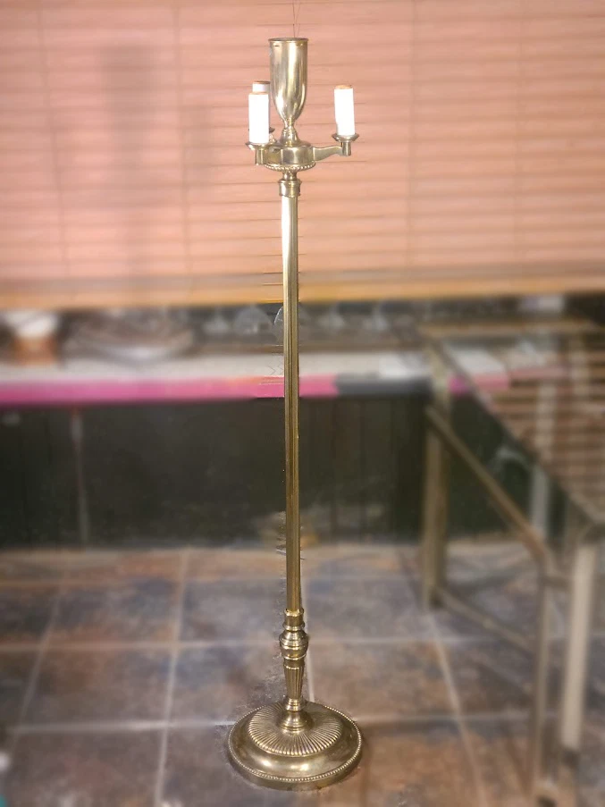 Vintage Brass Stiffel Floor Lamp – Reuse Depot, Inc.