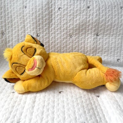 RARE Disney The Lion King Sleeping Simba Mega BIG Plush doll  display picture 1