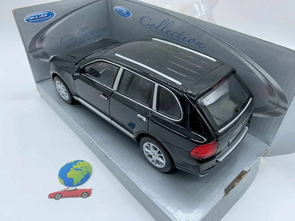 Welly Porsche Cayenne Turbo, automodello scala 1:24, vintage (1808) - Immagine 2 di 4